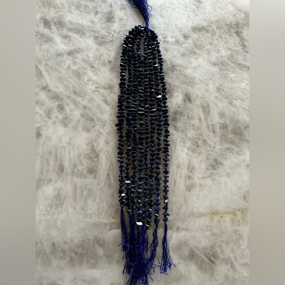 Lapis Lazuli Natural Gemstone 16in Strand - Picture 8 of 9